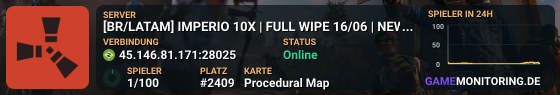 [BR/LATAM] IMPERIO 10X | FULL WIPE 04/06 | NEW SERVER