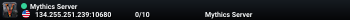 Mythics Server