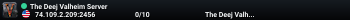 The Deej Valheim Server