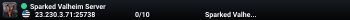 Sparked Valheim Server