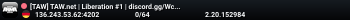 [TAW] TAW.net | Liberation #1 | discord.gg/Wc76QUstvt [EU]