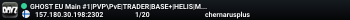 GHOST EU Main #1|PVP\PvE|TRADER|BASE+|HELIS|Missions|AI #4.6