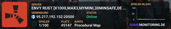 ENVY RUST [X1000,MAX3,MYMINI,30MINSAFE,DEEPSEA+] WIPE 2.6