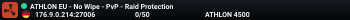ATHLON EU - No Wipe - PvP - Raid Protection