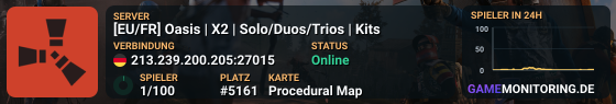 [EU/FR] Oasis | X2 | Solo/Duos/Trios | Kits
