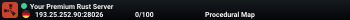 Your Premium Rust Server