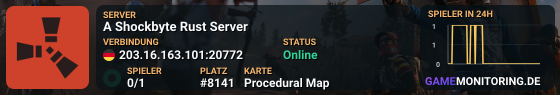 A Shockbyte Rust Server