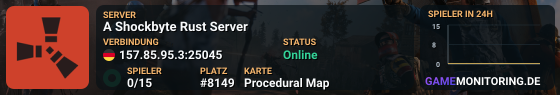 A Shockbyte Rust Server
