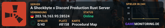A Shockbyte x Discord Production Rust Server