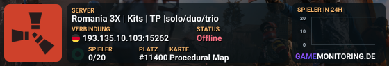 Romania 3X | Kits | TP |solo/duo/trio