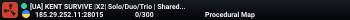 [UA] KENT SURVIVE |X2| Solo/Duo/Trio | SharedBP, CodeLock