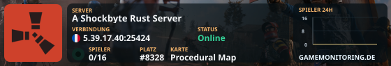 A Shockbyte Rust Server