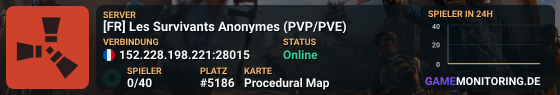 [FR] Les Survivants Anonymes (PVP/PVE)