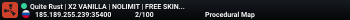 Quite Rust | X10 VANILLA | NOLIMIT | SKINS | NO TP