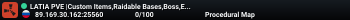 LATIA PVE |Custom Items,Raidable Bases,Boss,Events|