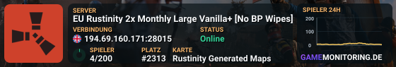 EU Rustinity 2x Monthly Large Vanilla+ [No BP Wipes]