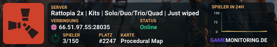Rattopia 2x | Kits | Solo/Duo/Trio/Quad | Just wiped 4/6