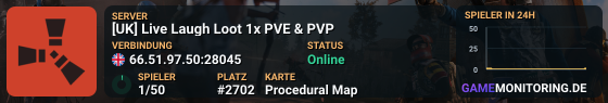 [UK] Live Laugh Loot 1x PVE & PVP