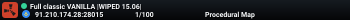 Full classic VANILLA |WIPED 05.06|