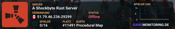 A Shockbyte Rust Server