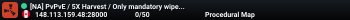 Relaxed PvE/5X Harvest/Only mandatory wipes
