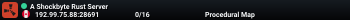 A Shockbyte Rust Server
