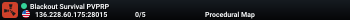 Blackout Survival PVPRP