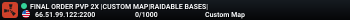 FINAL ORDER PVP 2X |CUSTOM MAP|RAIDABLE BASES|