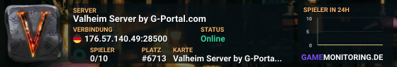 Valheim Server by G-Portal.com