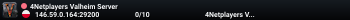 4Netplayers Valheim Server