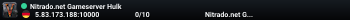 Nitrado.net Gameserver Hulk