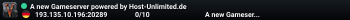 A new Gameserver powered by Host-Unlimited.de