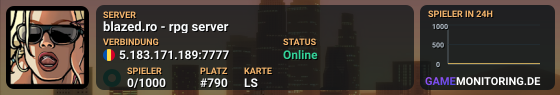 blazed.ro - rpg server