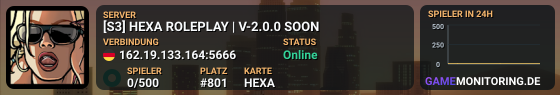 [S3] HEXA ROLEPLAY | V-2.0.0 SOON