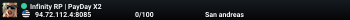 Infinity RP | PayDay X2