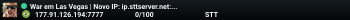 War em Las Vegas | Novo IP: ip.sttserver.net:7777