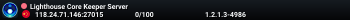 Lighthouse Core Keeper Server
