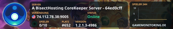 A BisectHosting CoreKeeper Server - 64ed0cff