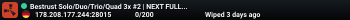 Bestrust Solo/Duo/Trio/Quad 3x #2 | JUST FULLWIPED 02.06 06/02