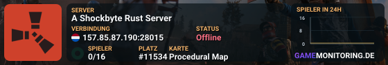 A Shockbyte Rust Server