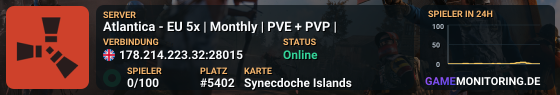 Atlantica - EU 5x | Monthly | PVE + PVP |