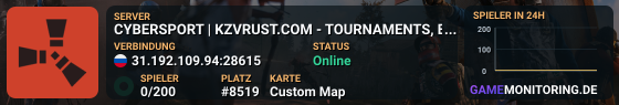 CYBERSPORT | KZVRUST.COM - TOURNAMENTS, ELO, PRIZES & DROPS