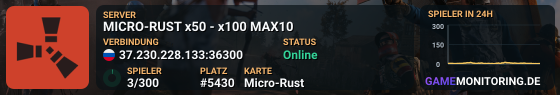 MICRO-RUST x50 - x100 MAX10