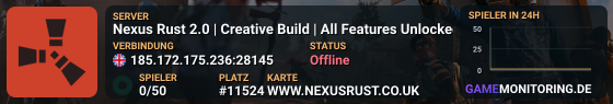 Nexus Rust 2.0 | Creative Build | All Features Unlocked