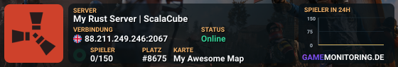 My Rust Server | ScalaCube