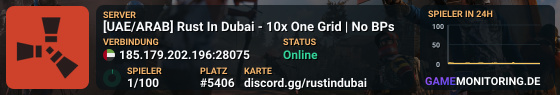 [UAE/ARAB] Rust In Dubai - 10x One Grid | No BPs