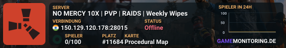 NO MERCY 10X | PVP | RAIDS | Weekly Wipes
