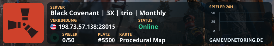 Black Covenant | 3X | trio | Monthly