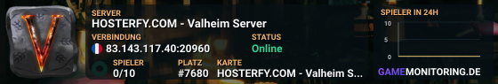 HOSTERFY.COM - Valheim Server