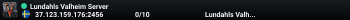 Lundahls Valheim Server